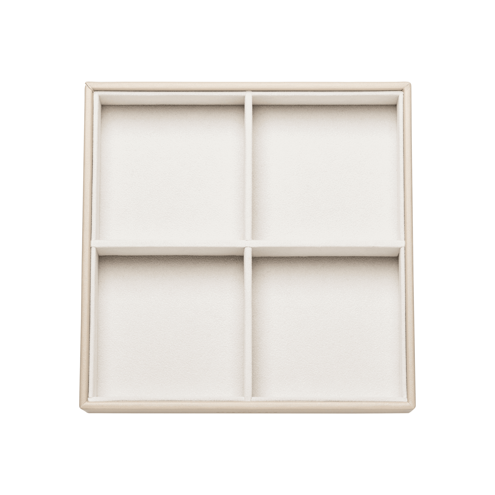 purelei-schmuckaufbewahrung-ohrringe-schmucktablett-18x18x3-cm-beige image 1