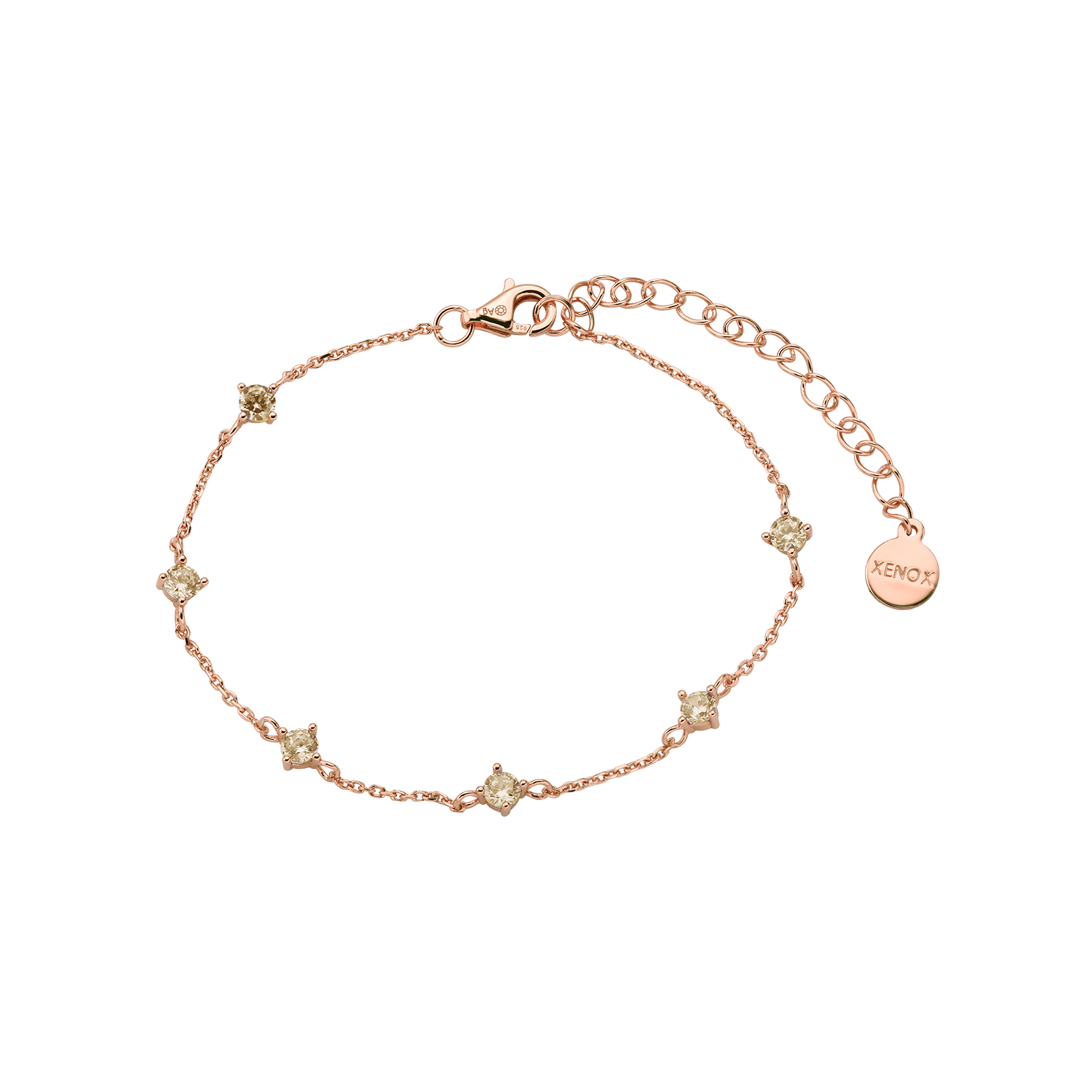 xenox-krappe-armband-925-sterlingsilber-rhodiniert-xs2037 image 3