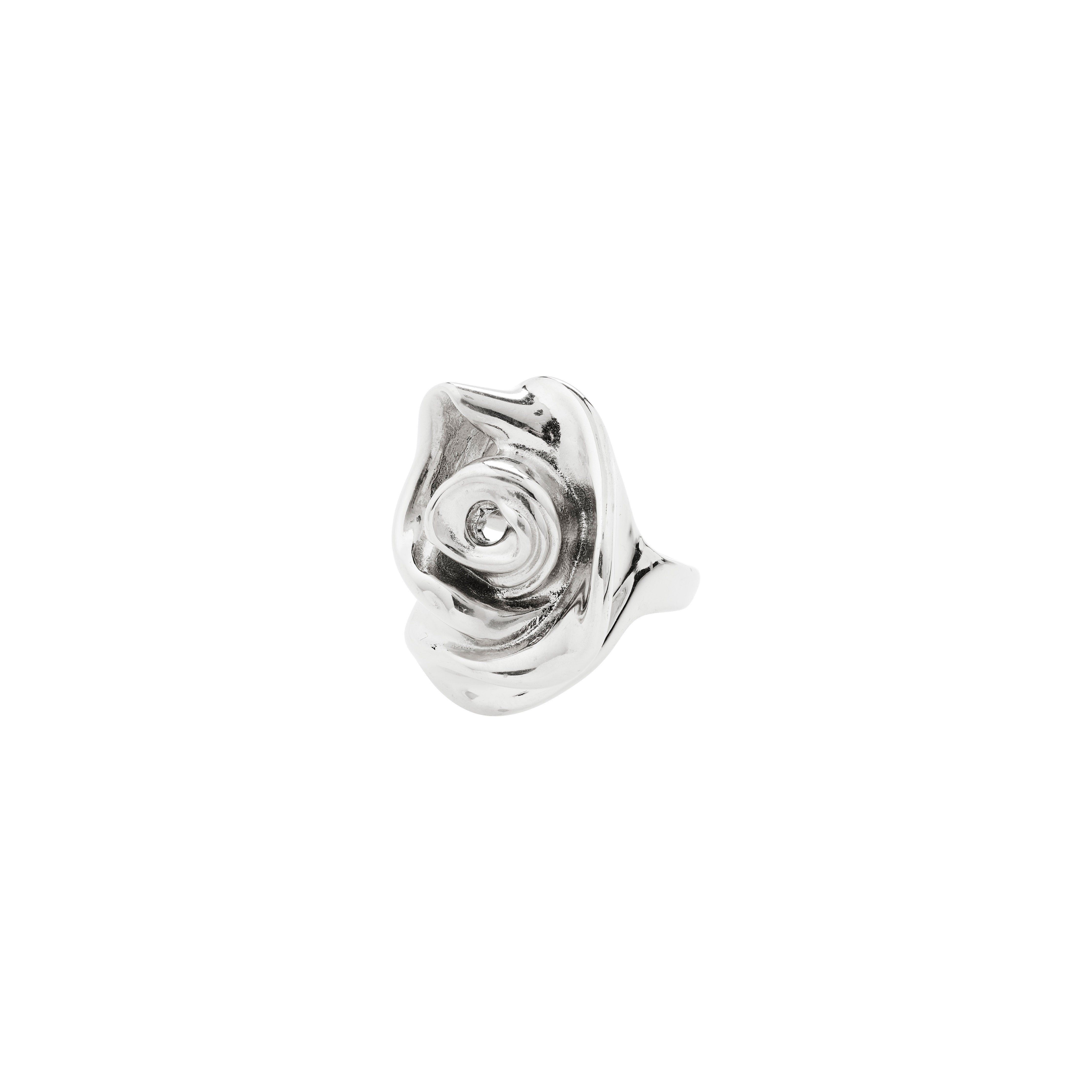 pilgrim-inner-ring-rose-verstellbar-versilbert image 1