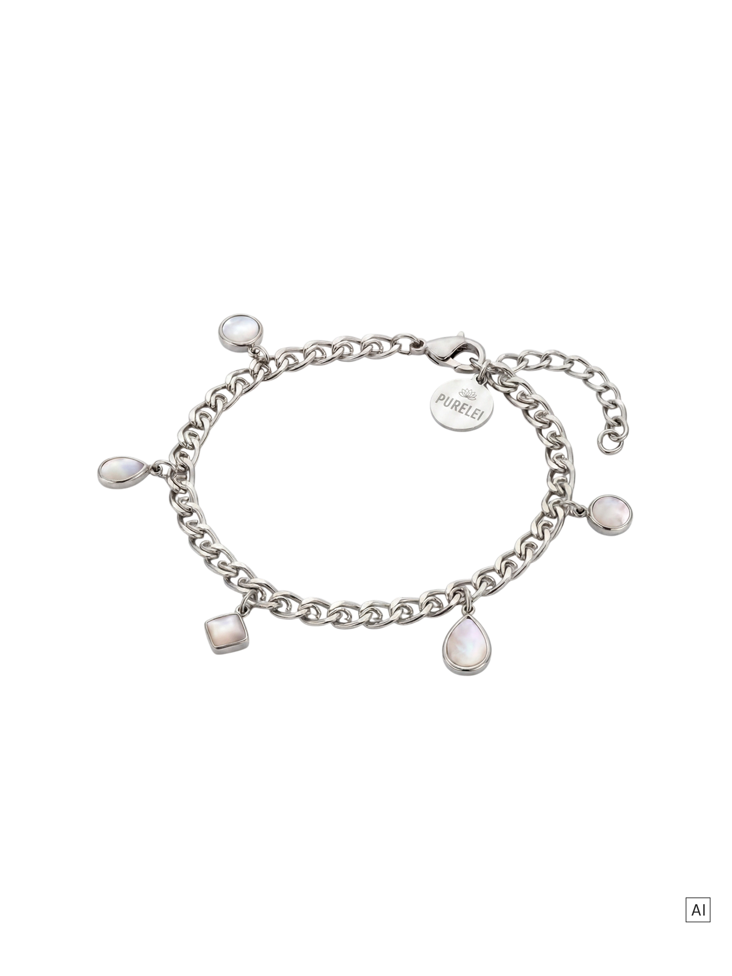 purelei-soft-shine-armband-mit-perlmutt-tropfenanh-ngern image 3