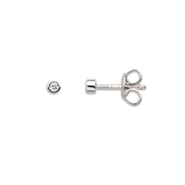 xenox-zarge-ohrstecker-925-sterlingsilber-rhodiniert-mit-zirkonia-xs3513n image 1