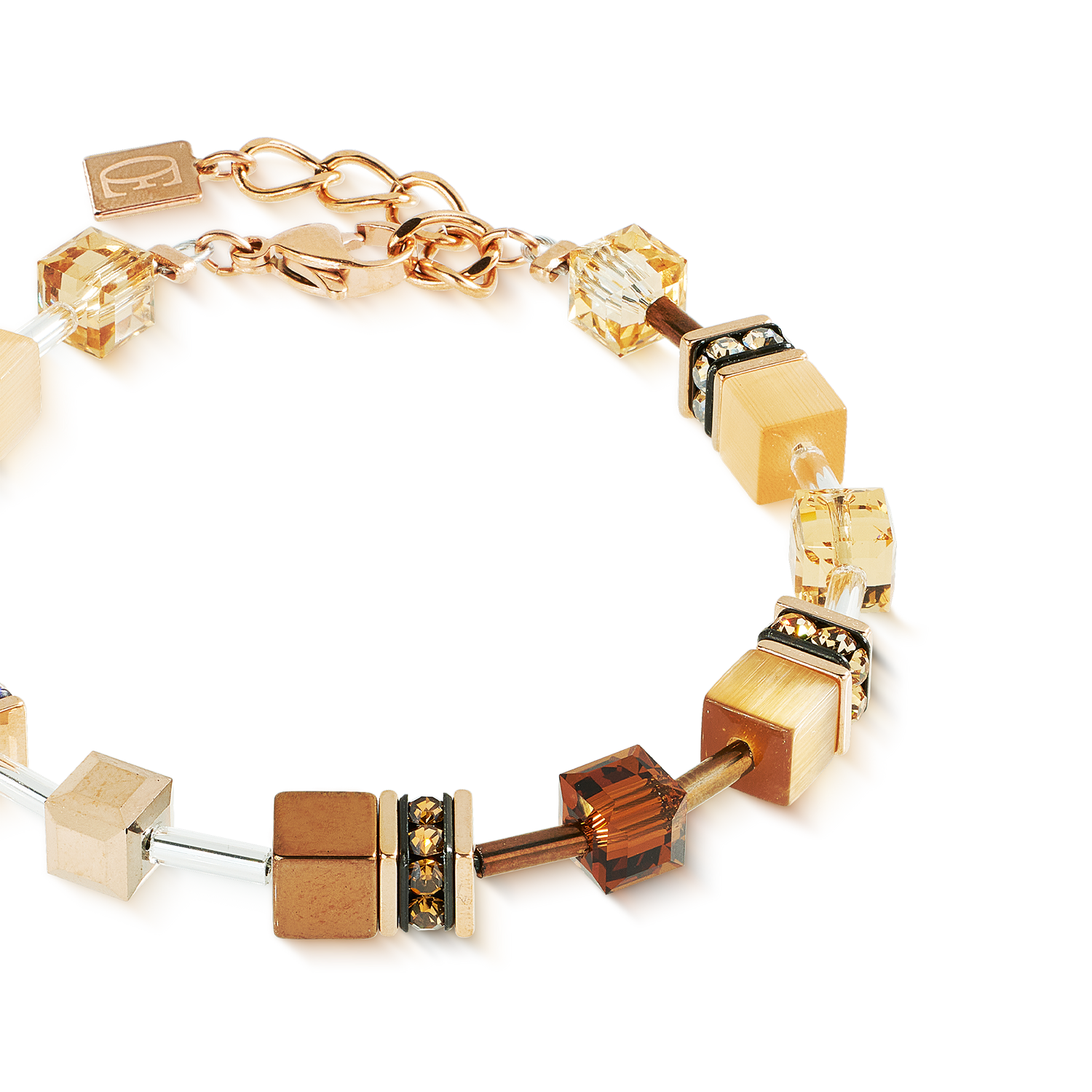 coeur-de-lion-geocube-iconic-armband-mocha-mousse image 2
