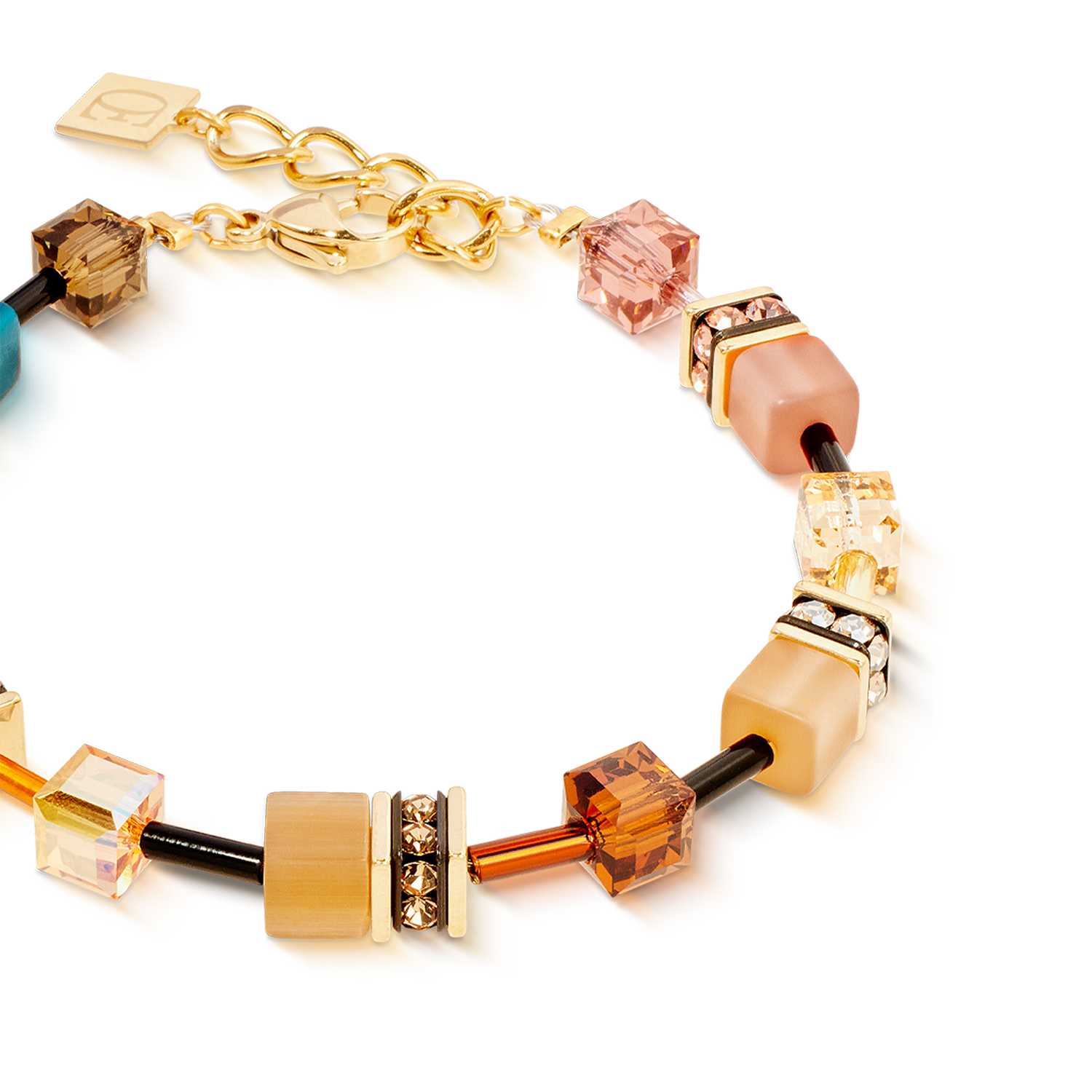 coeur-de-lion-geocube-iconic-armband-earth-mirage-gold image 2