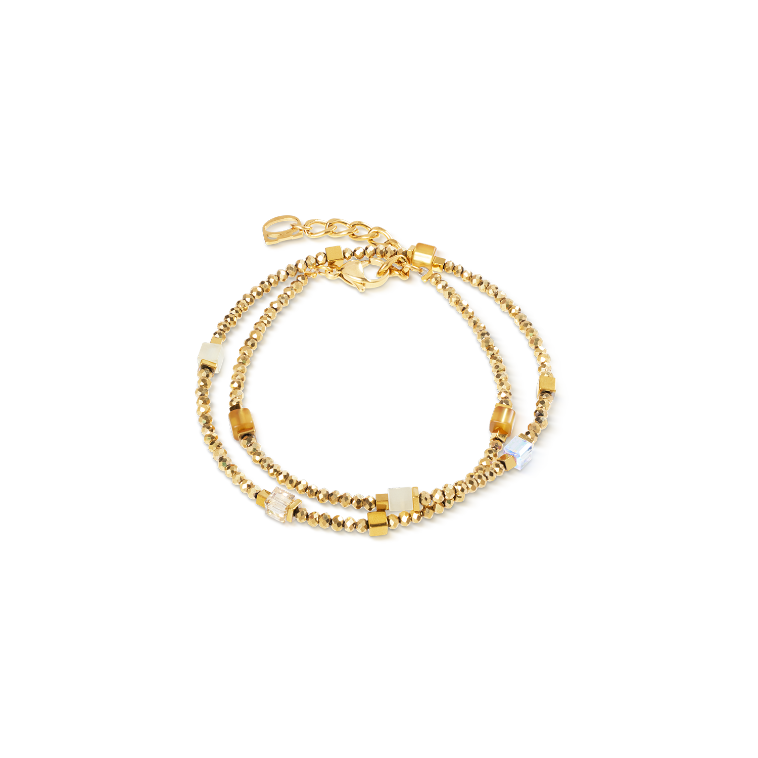 coeur-de-lion-joyful-colours-flex-armband-gold-gold image 1