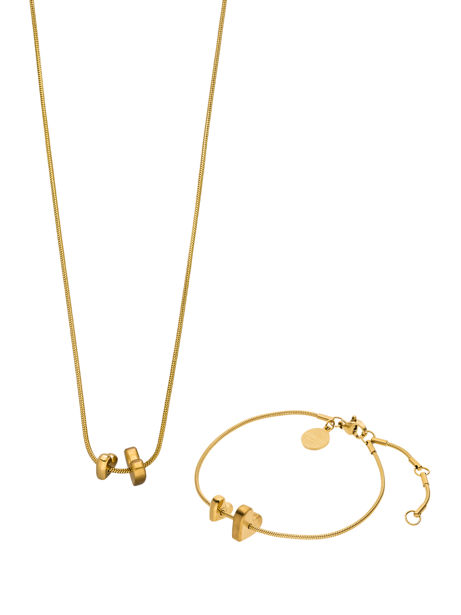 purelei-mahina-club-together-set-herz-kette-herz-armband-geschenkset image 1