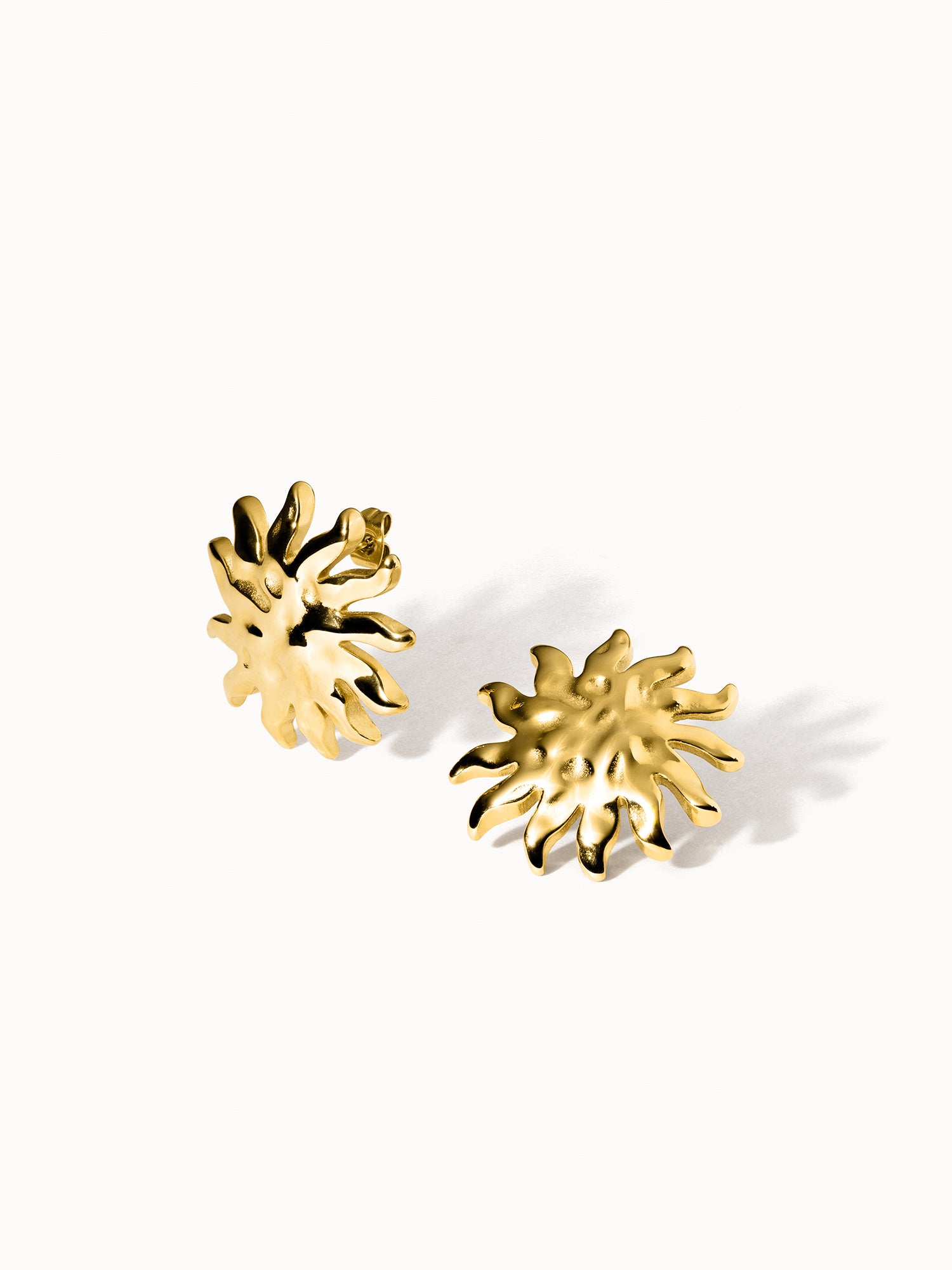 purelei-iconic-sun-ohrringe-struktur-creolen-29-8-mm image 1