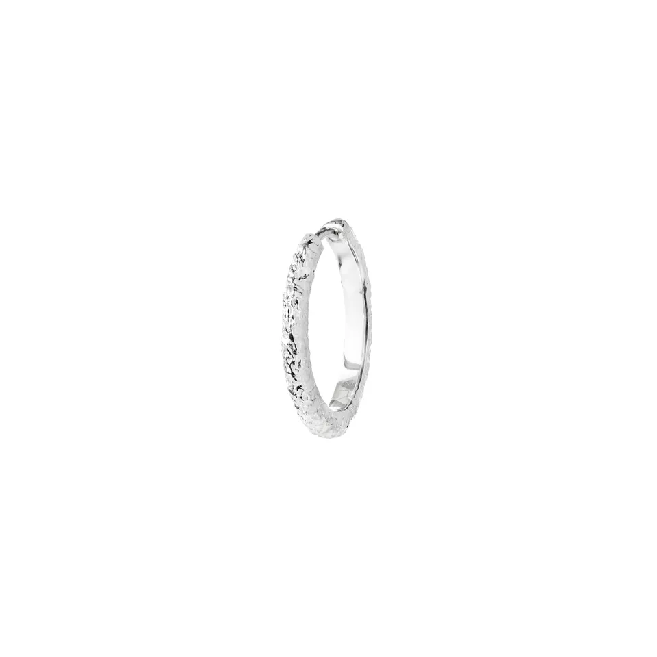 pilgrim-xdea-etch-hoop-03-creolen-ohrring-21-mm-aus-recyceltem-sterlingsilber-ei image 1