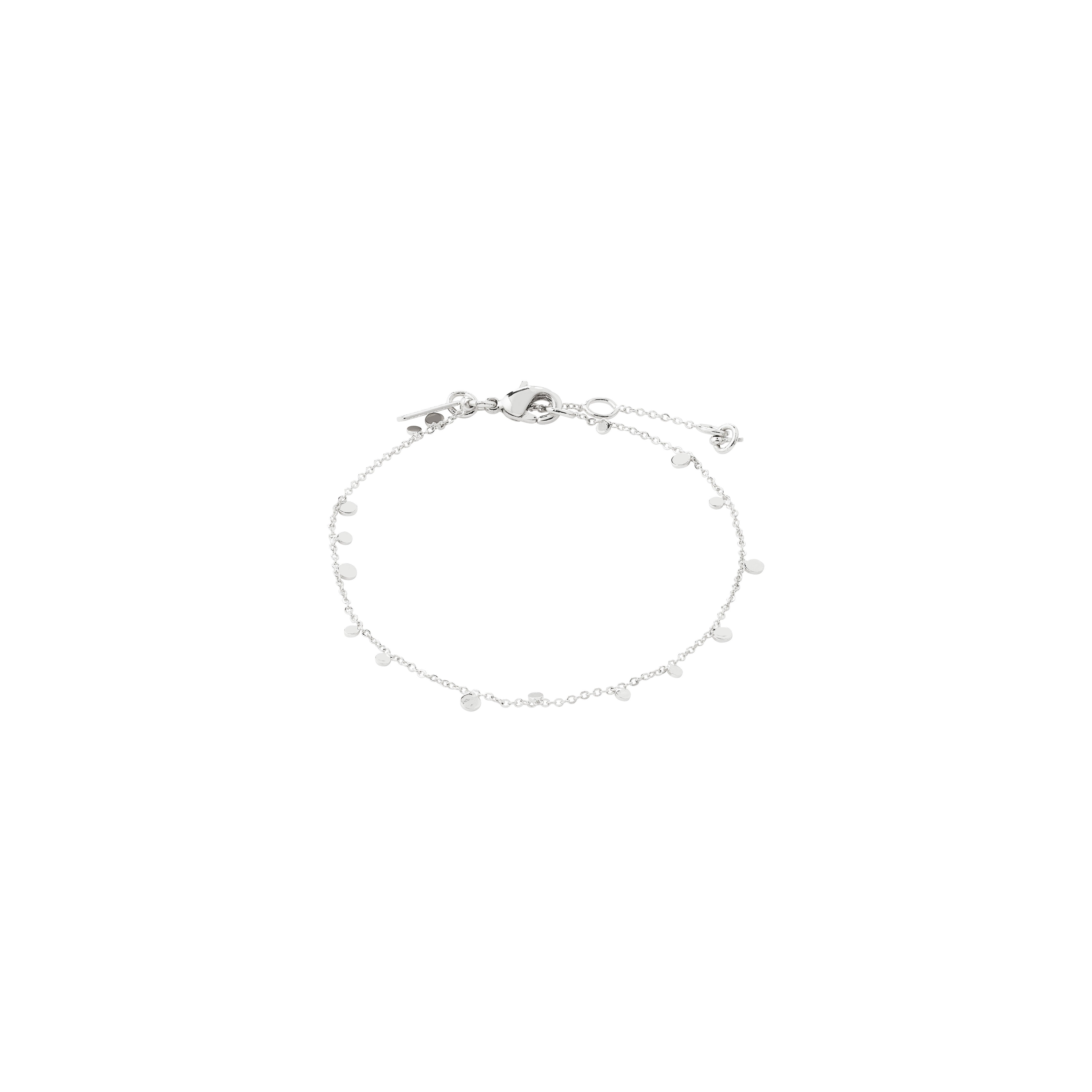 pilgrim-baylen-armband-versilbert-mit-coin-details image 1