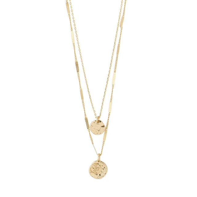 pilgrim-haven-2-in-1-m-nz-kette-vergoldet-40cm-45cm image 1
