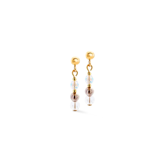 coeur-de-lion-iconic-collection-ohrringe-princess-rhythm-gold-blush-2-5-cm image 1