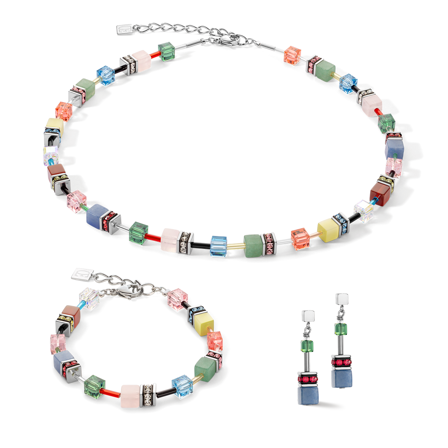 coeur-de-lion-geocube-iconic-precious-armband-multicolour-delight image 3