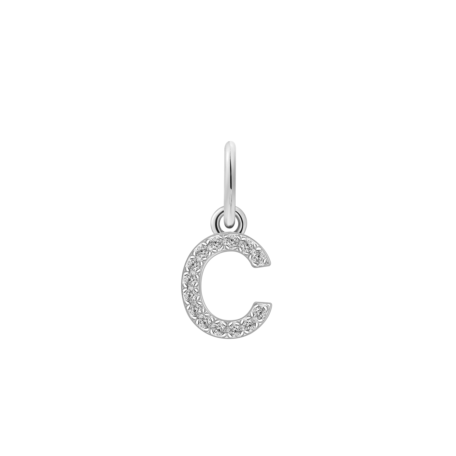 xenox-c-letter-charm-925-sterlingsilber-18k-vergoldung-buchstabe-c image 2