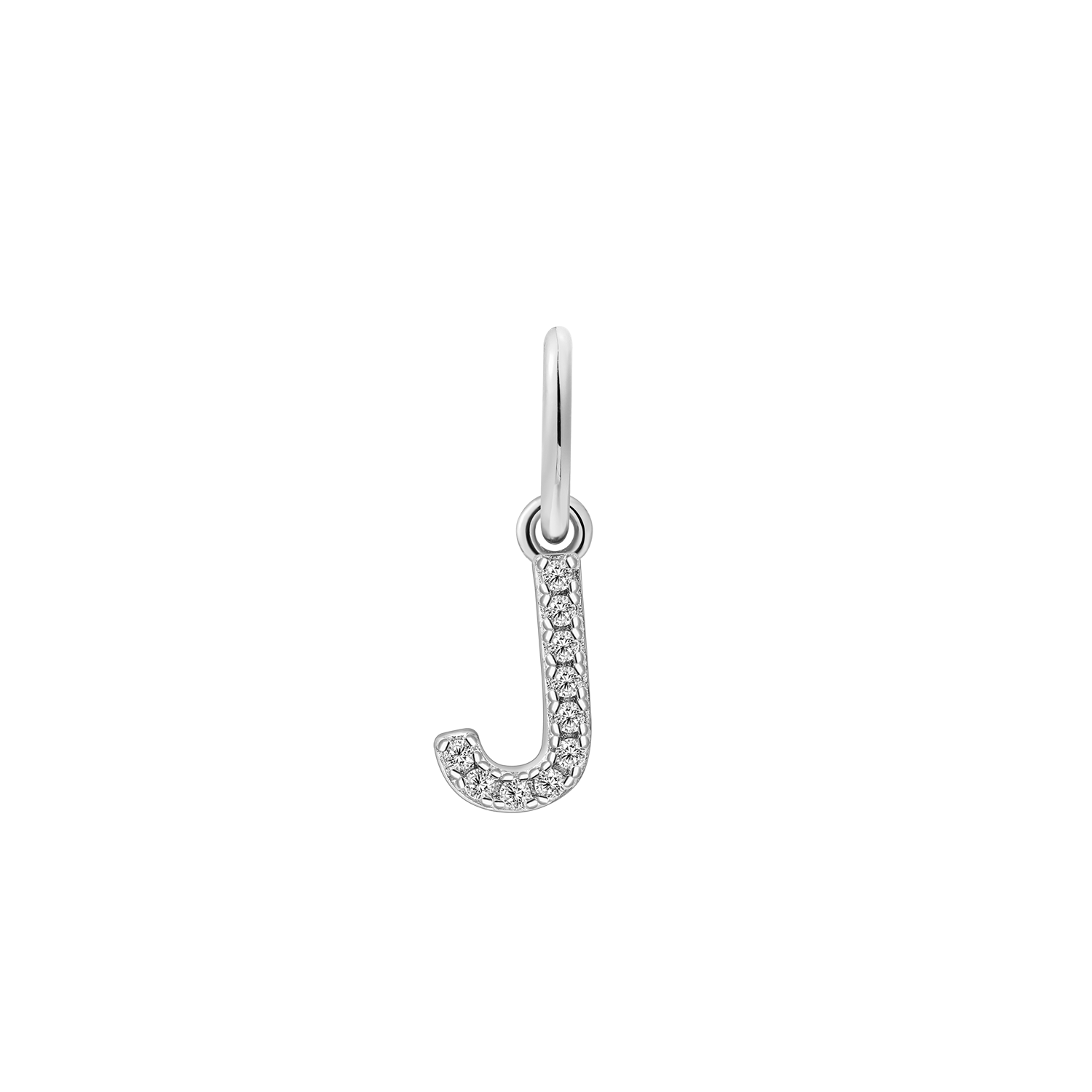 xenox-j-letter-charm-925-sterlingsilber-18k-vergoldet-buchstabe-mit-zirkonia image 2