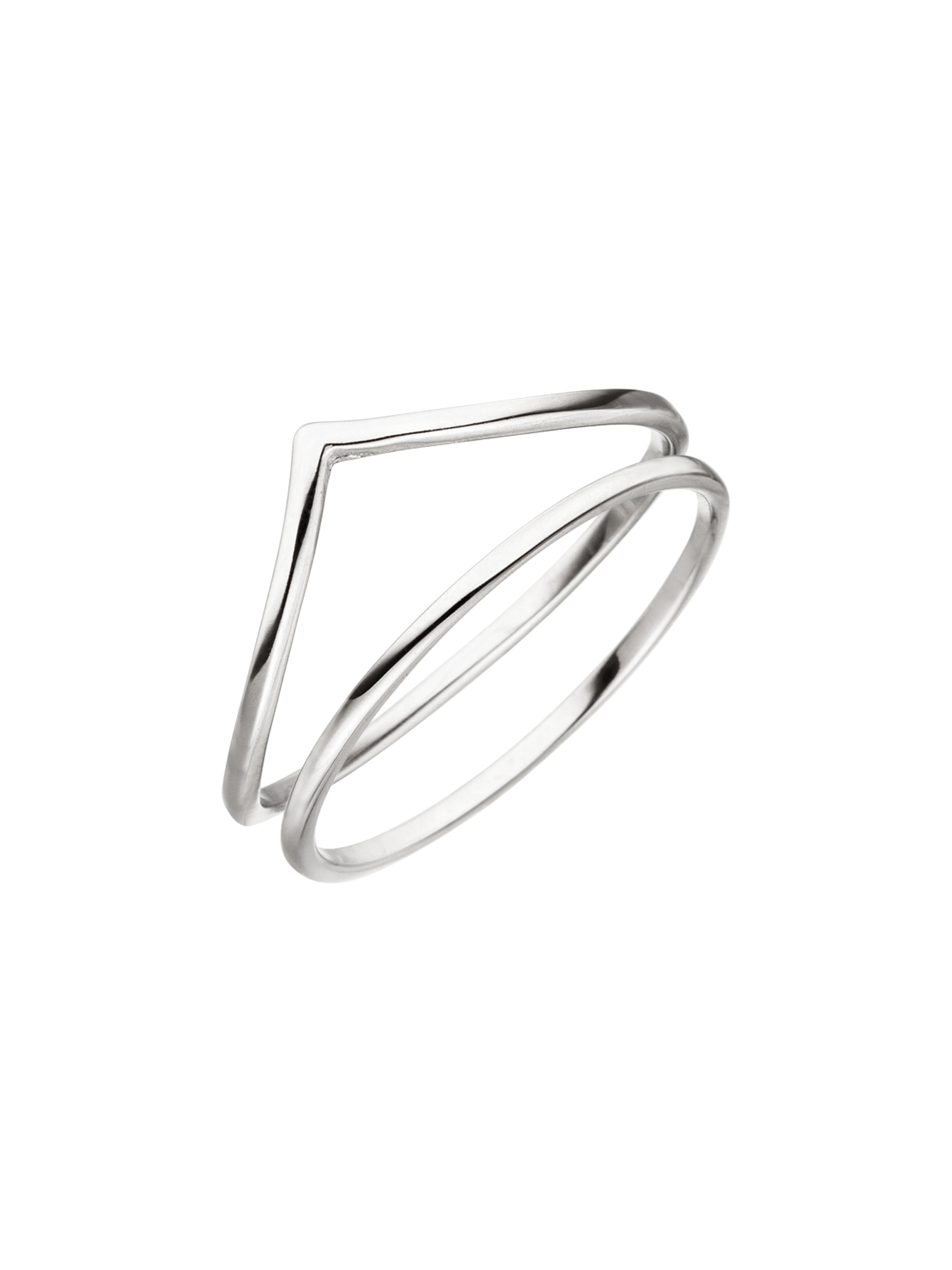 purelei-minimal-muse-set-2er-ring-set-v-form-und-minimal image 3