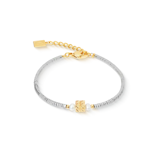 coeur-de-lion-edge-grace-armband-silber-gold image 1
