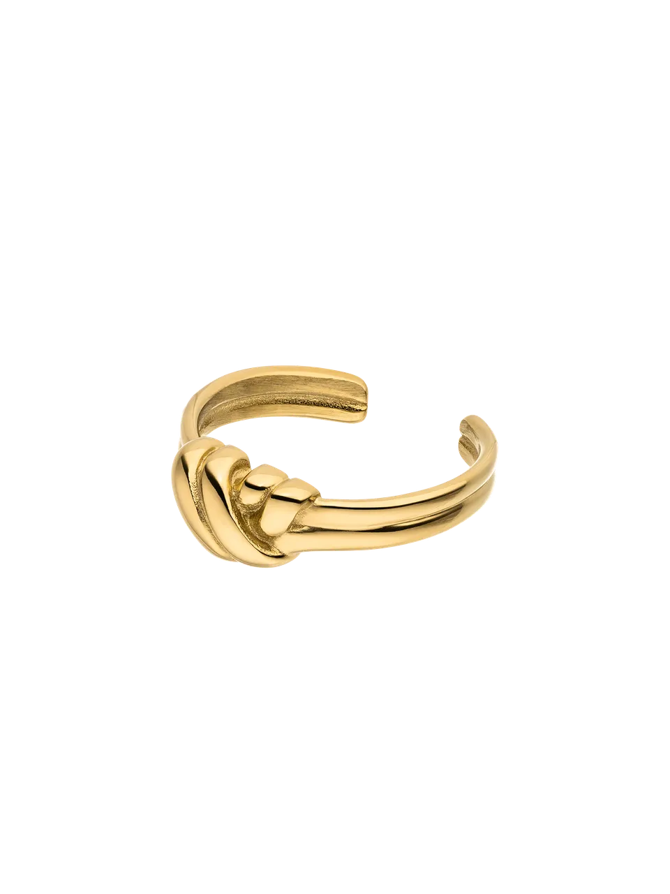 purelei-knot-ring-gr-enverstellbarer-ring-mit-knotendesign image 1
