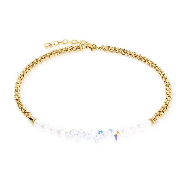 coeur-de-lion-halskette-dancing-crystals-fusion-gold-42-6-cm image 1