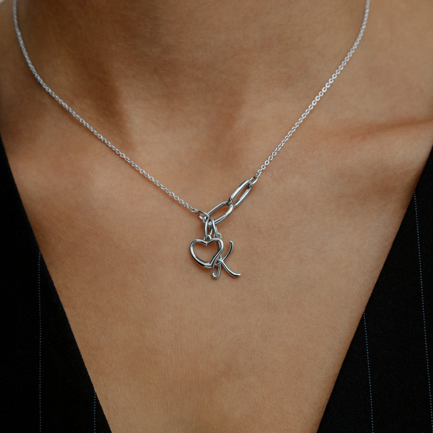xenox-herz-charm-925-sterlingsilber-rhodiniert-2 image 3