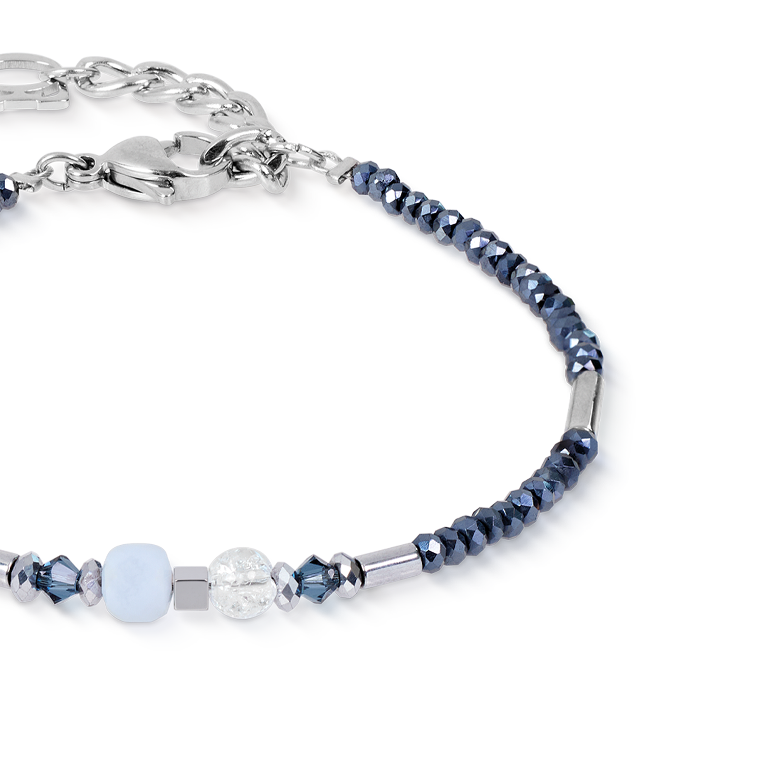 coeur-de-lion-cube-balance-armband-blue-mist-17-5-cm image 2