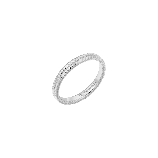 xenox-elle-ring-925-sterlingsilber-rhodiniert-geflochten image 1