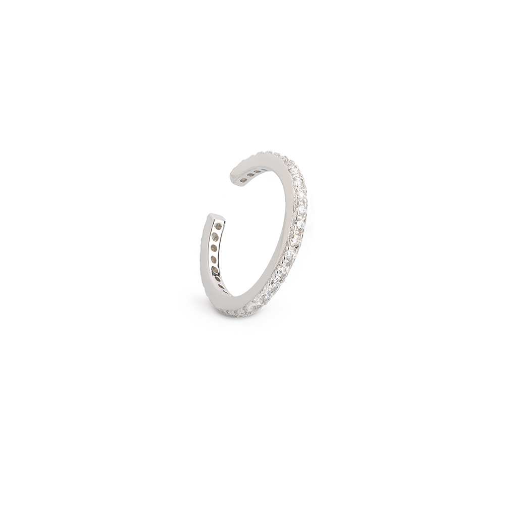 xenox-ear-cuff-925-sterlingsilber-rhodiniert-mit-zirkonia image 1