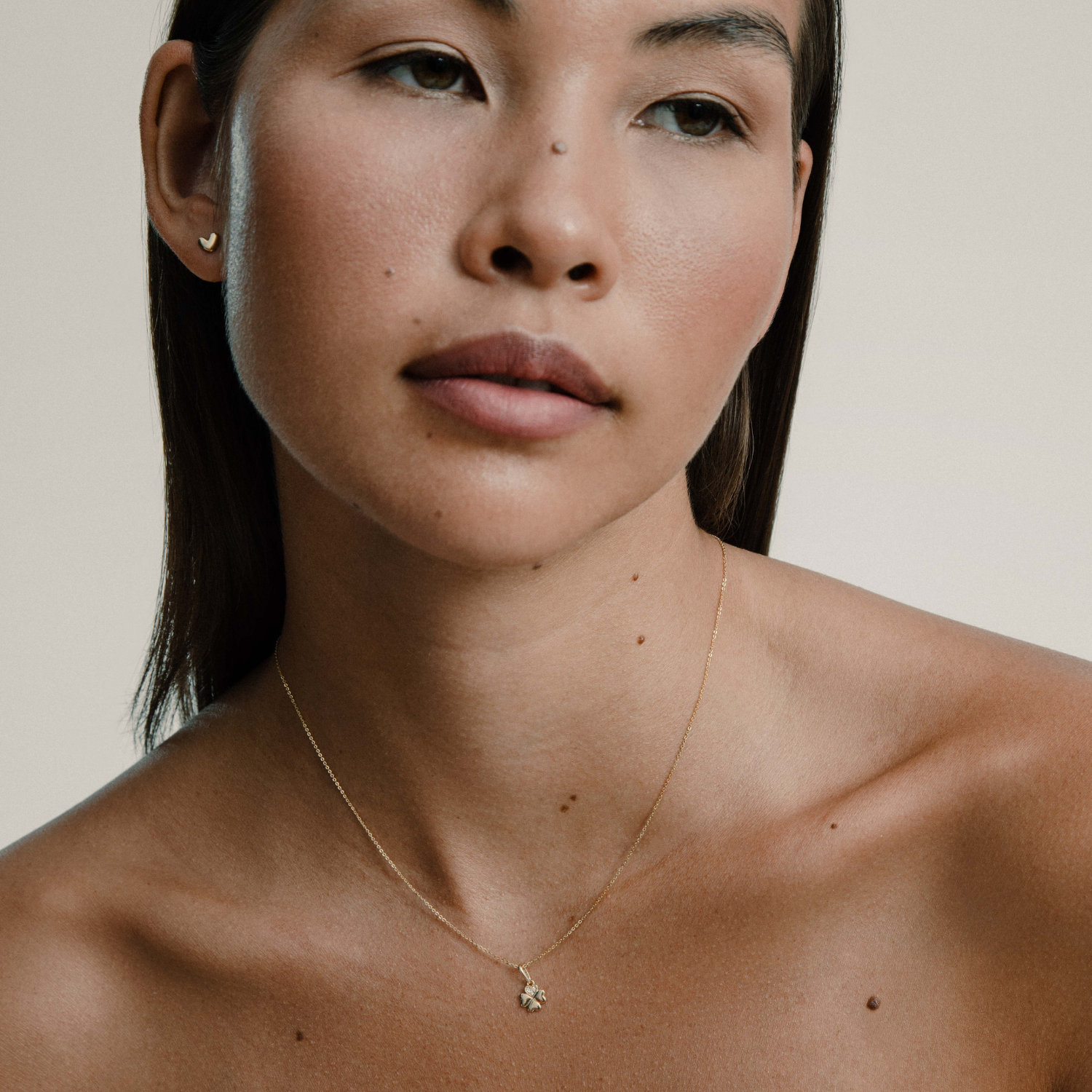 xenox-fine-clover-luck-anh-nger-585-gelbgold-kleeblatt-zirkonia image 3