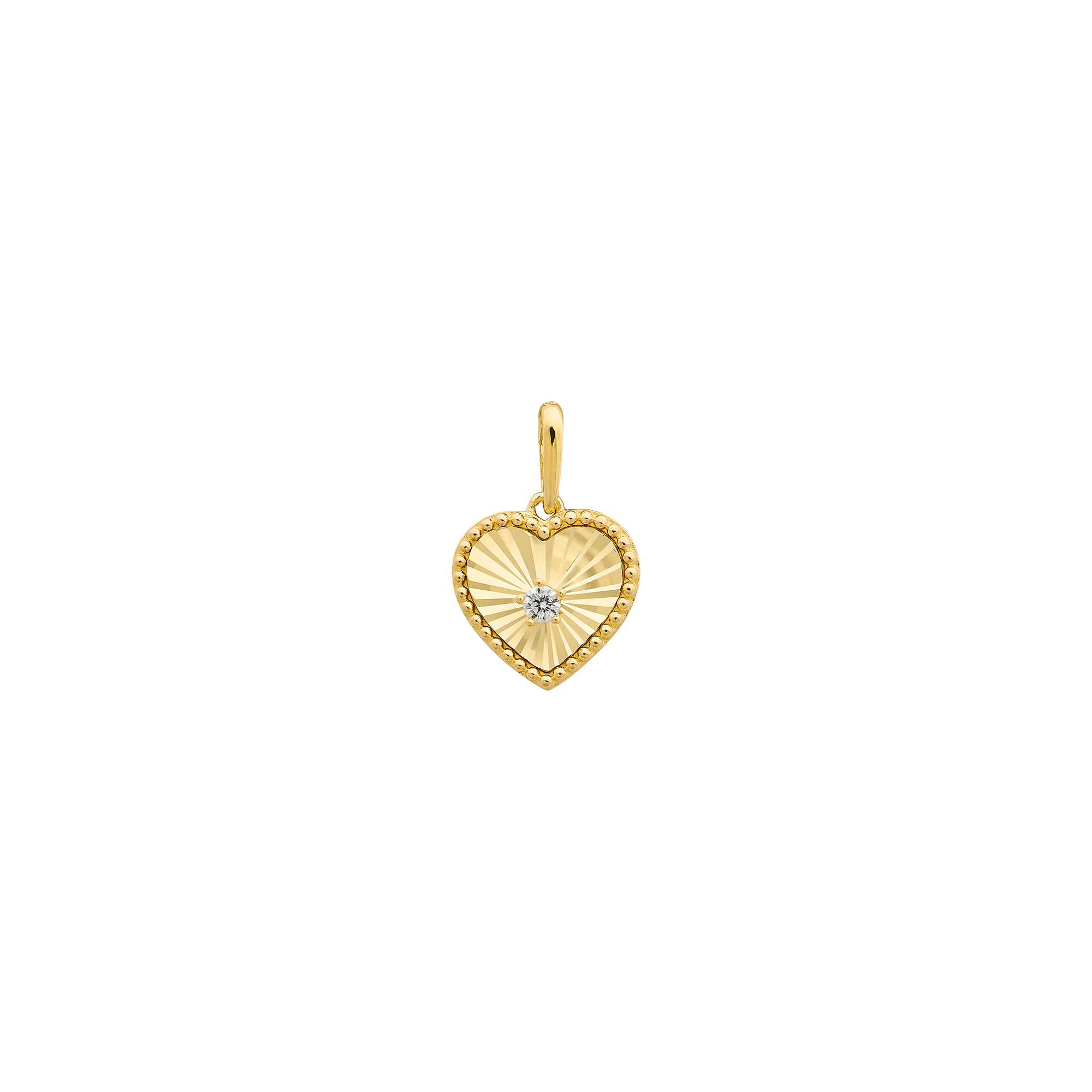 xenox-fine-herz-anh-nger-585-gelbgold-mit-zirkonia-xg14k0213g image 1