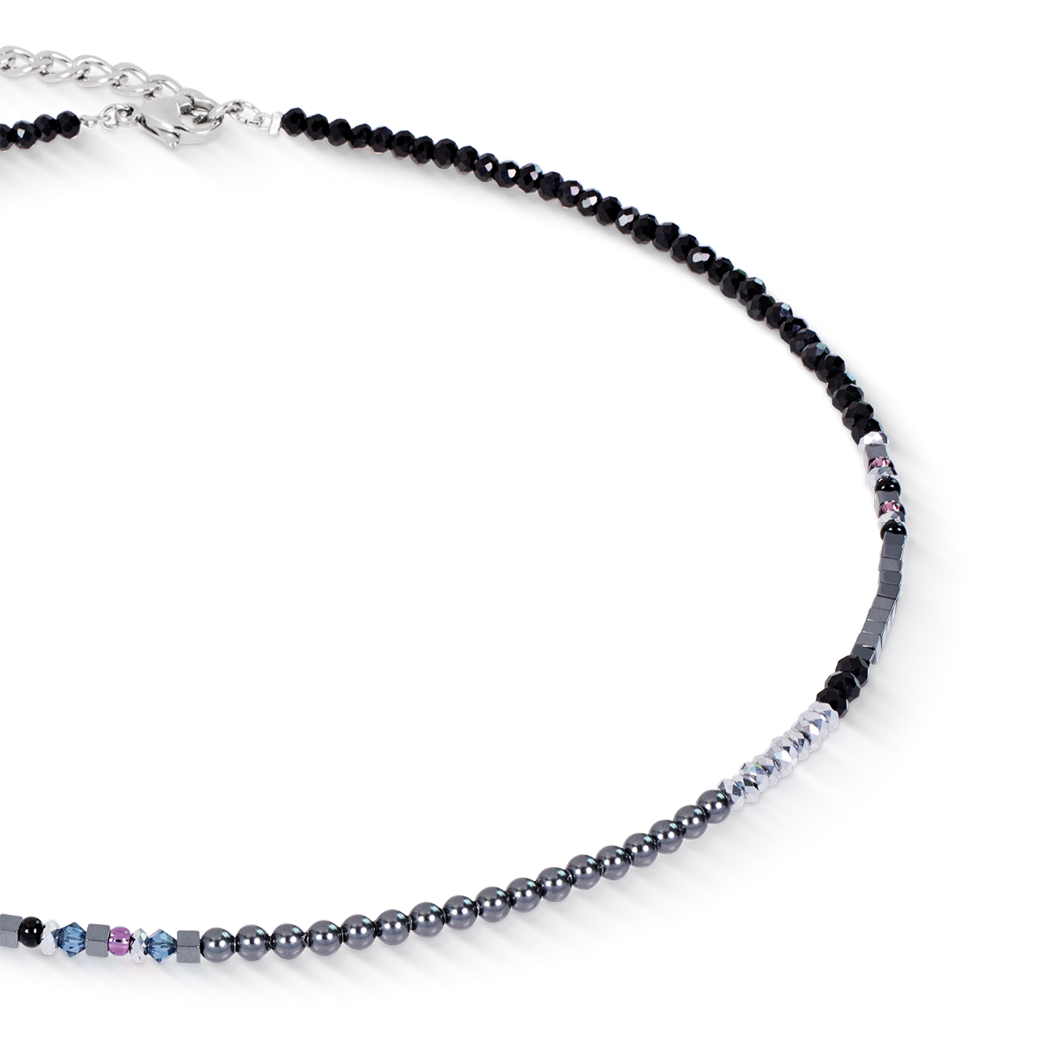 coeur-de-lion-halskette-fusion-offset-graphic-grau-schwarz-42-6-cm image 2