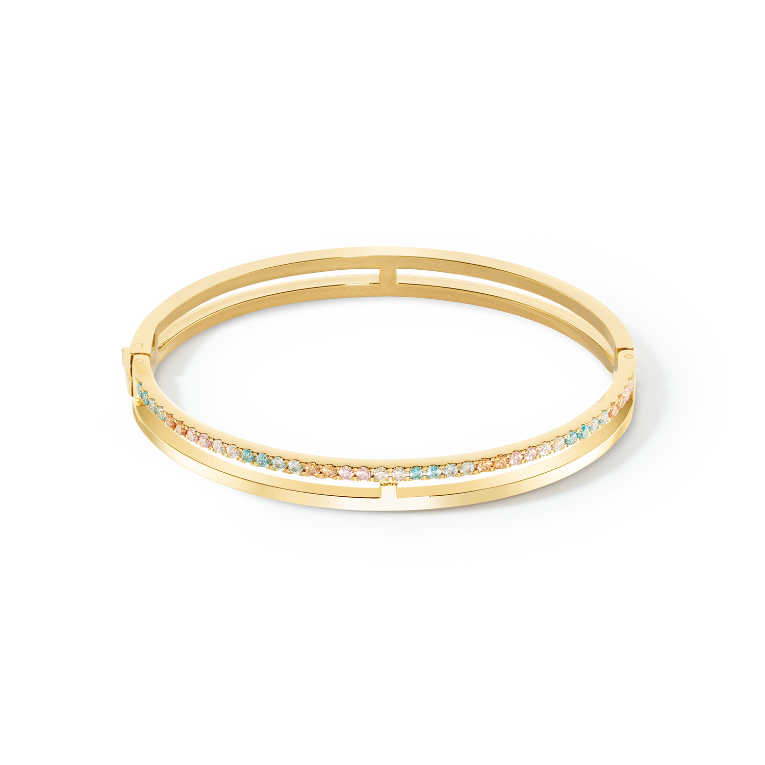coeur-de-lion-eternal-unity-armreif-gold-multicolor-pastell image 1