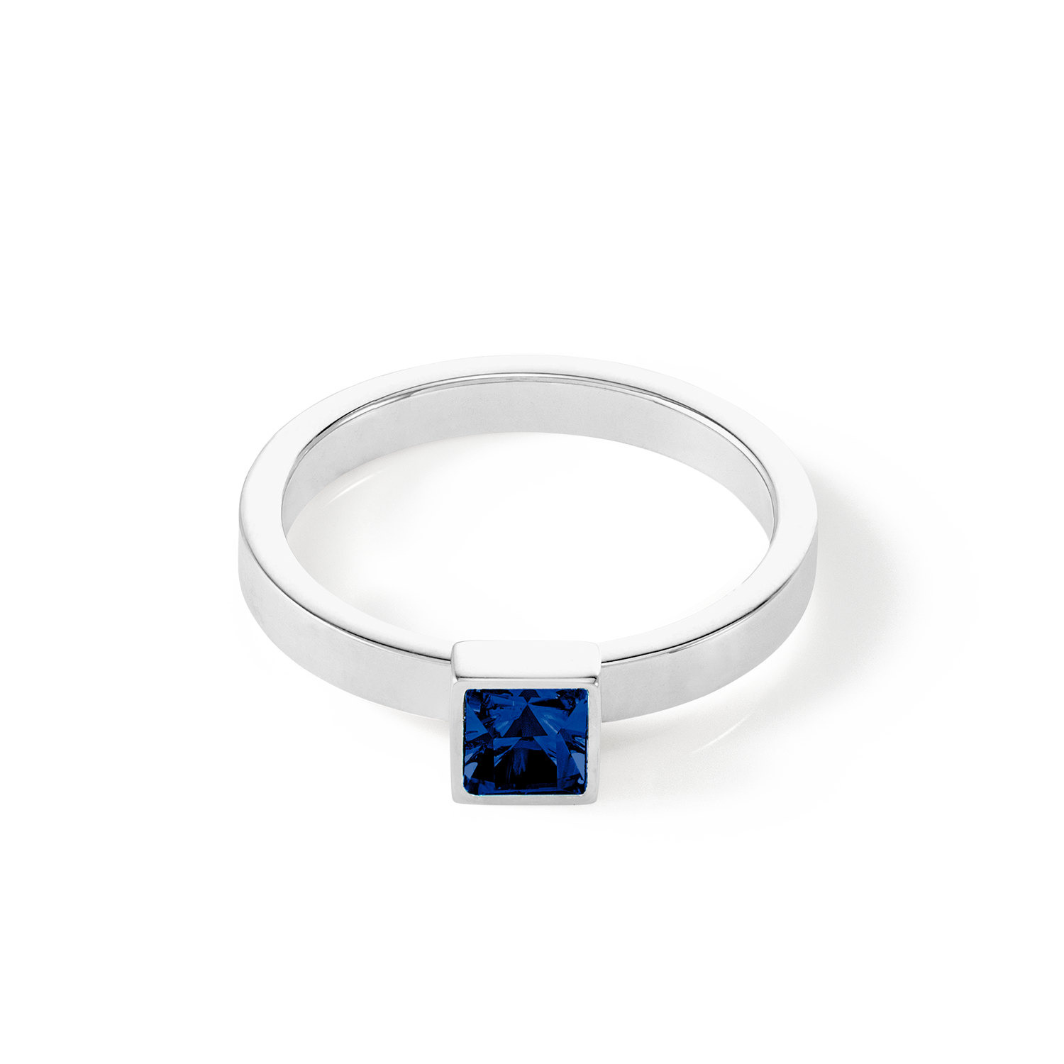 coeur-de-lion-brilliant-square-small-ring-silber-montana image 2