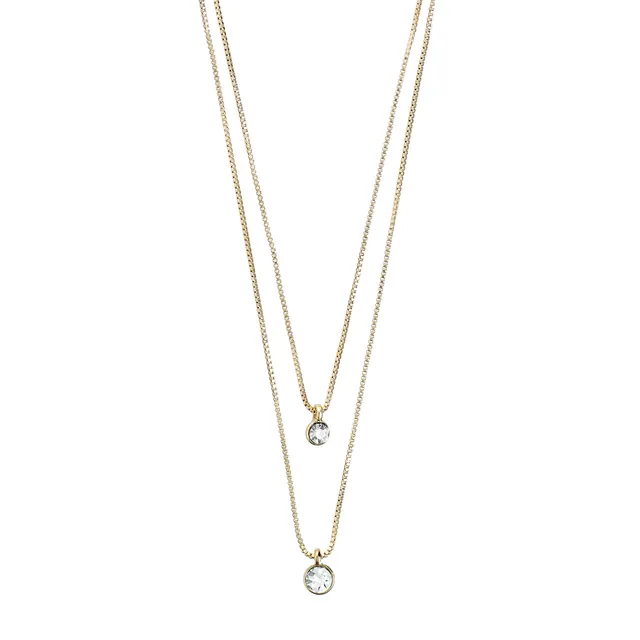 pilgrim-lucia-2-in-1-kristall-kette-vergoldet image 1