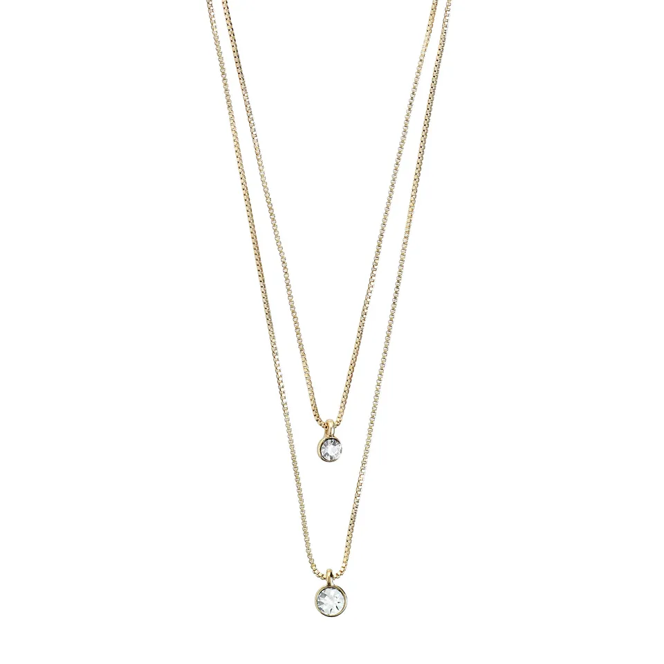 pilgrim-lucia-2-in-1-kristall-kette-vergoldet image 1
