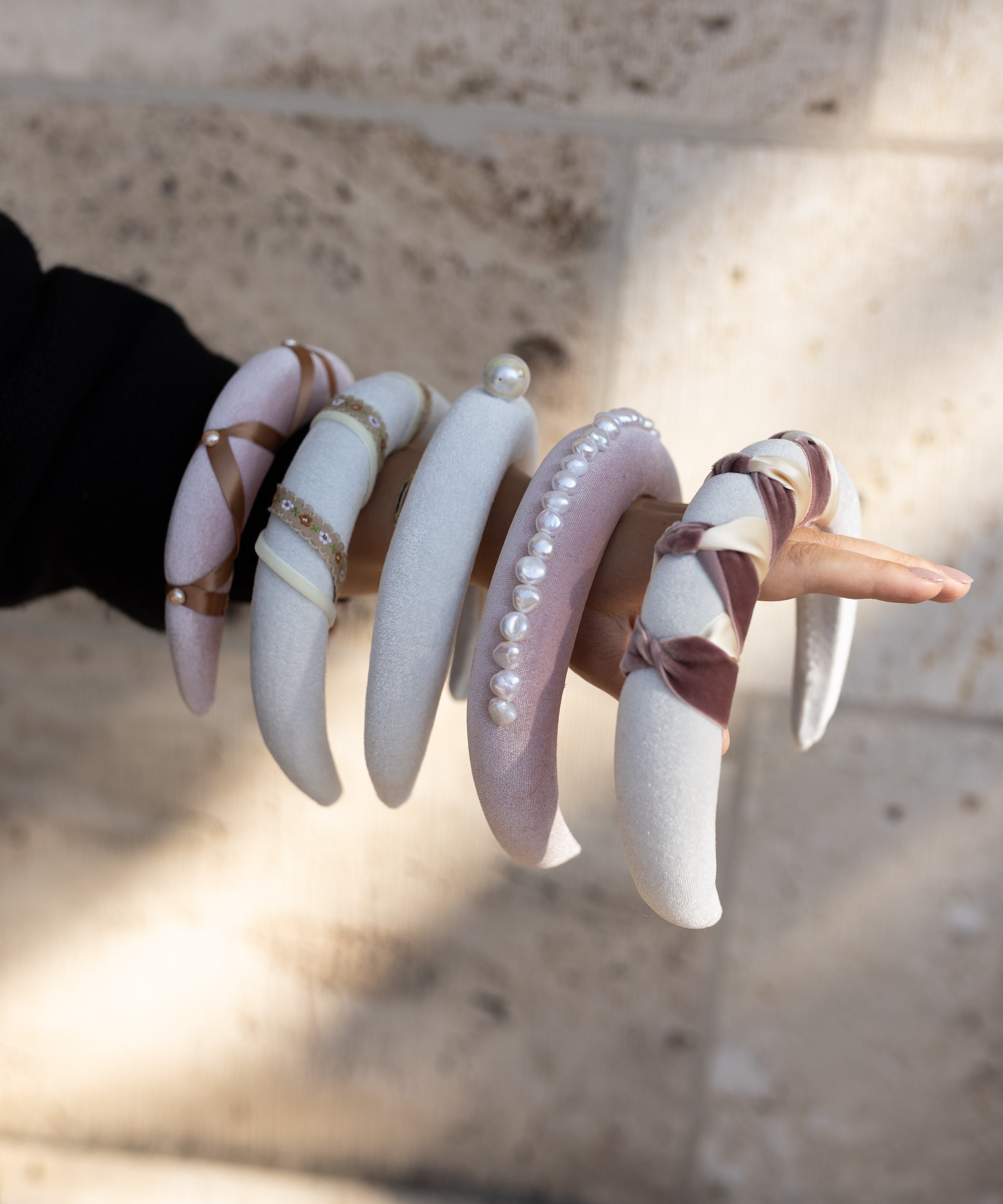 wald-berlin-swirl-headband-white-samt-haarreif-wei image 3