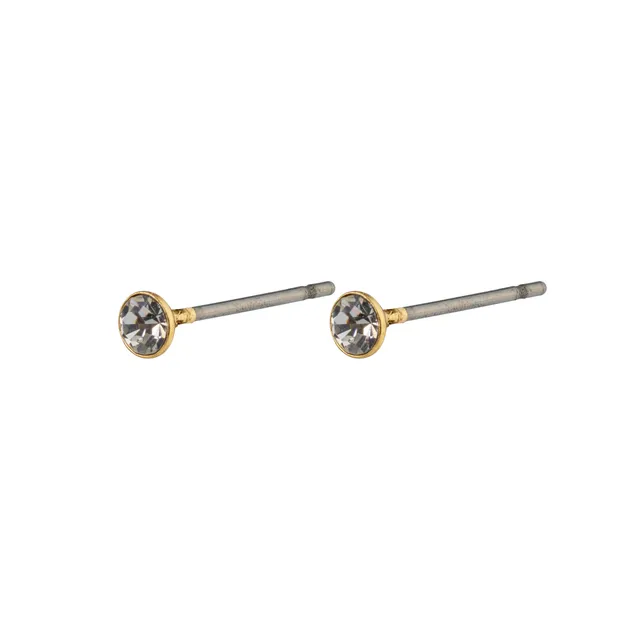 pilgrim-sylvie-ohrstecker-goldplattiert-mit-kristall-3-mm image 1