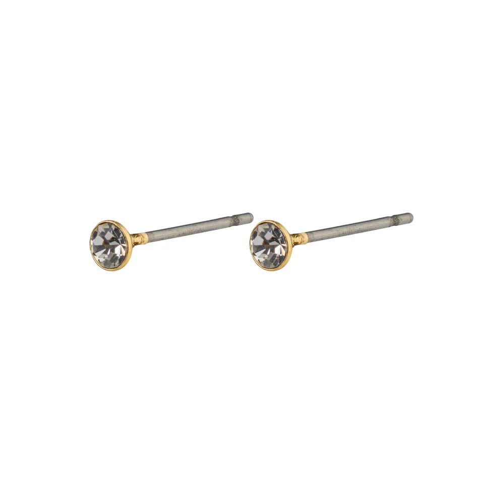 pilgrim-sylvie-ohrstecker-goldplattiert-mit-kristall-3-mm image 1