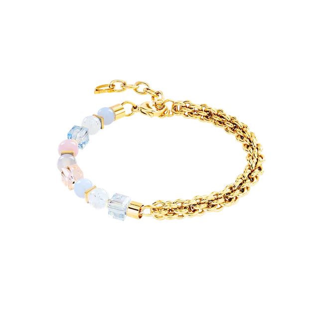 coeur-de-lion-armband-cube-nexus-gold-pastell image 1