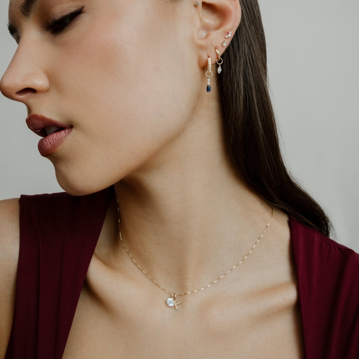 xenox-fine-krappe-maxi-anh-nger-xg14k0196g-585-gelbgold-mit-zirkonia-6-mm image 4
