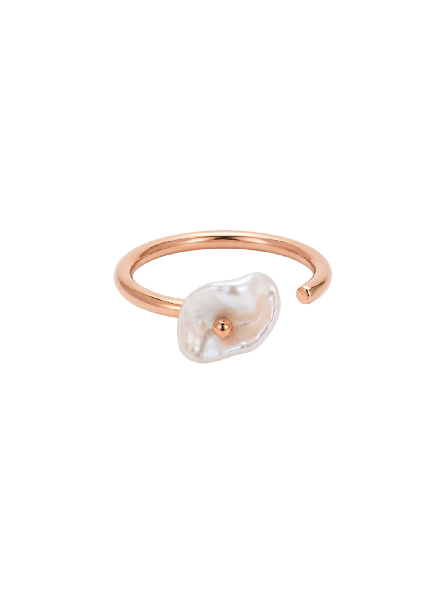purelei-sparkle-pearl-ring-verstellbarer-s-wasserperlen-ring-cornflake-perle-ca- image 5
