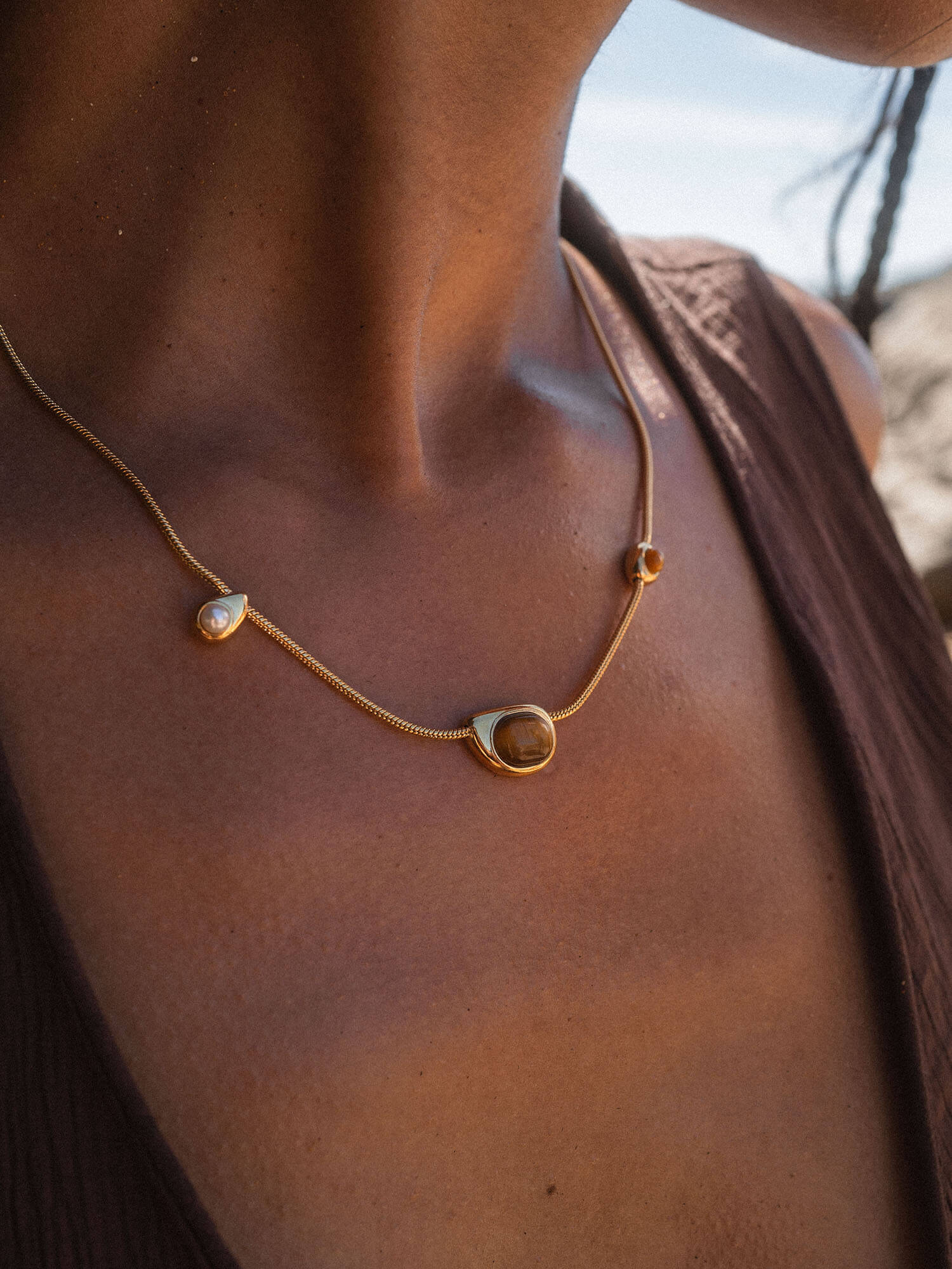 purelei-golden-gaze-kette-schlangenkette image 2