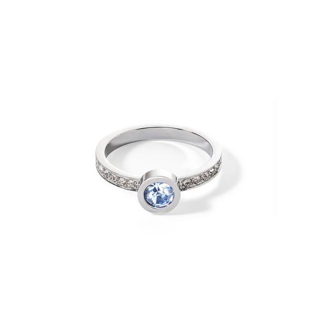 coeur-de-lion-sparkling-dots-ring-silber-hellblau-0-7-cm image 1