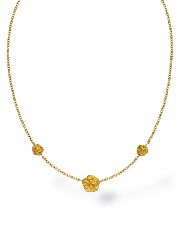 purelei-velvet-rose-kette-rosenbl-ten-anh-nger-40-45-cm image 1