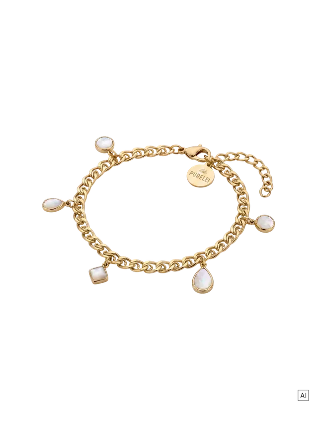 purelei-soft-shine-armband-mit-perlmutt-tropfenanh-ngern image 1