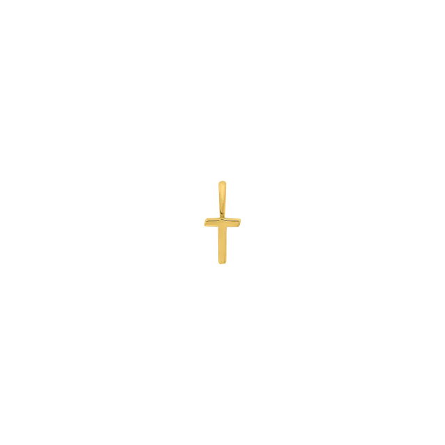 xenox-fine-t-letter-anh-nger-585-gelbgold-initial-anh-nger image 1