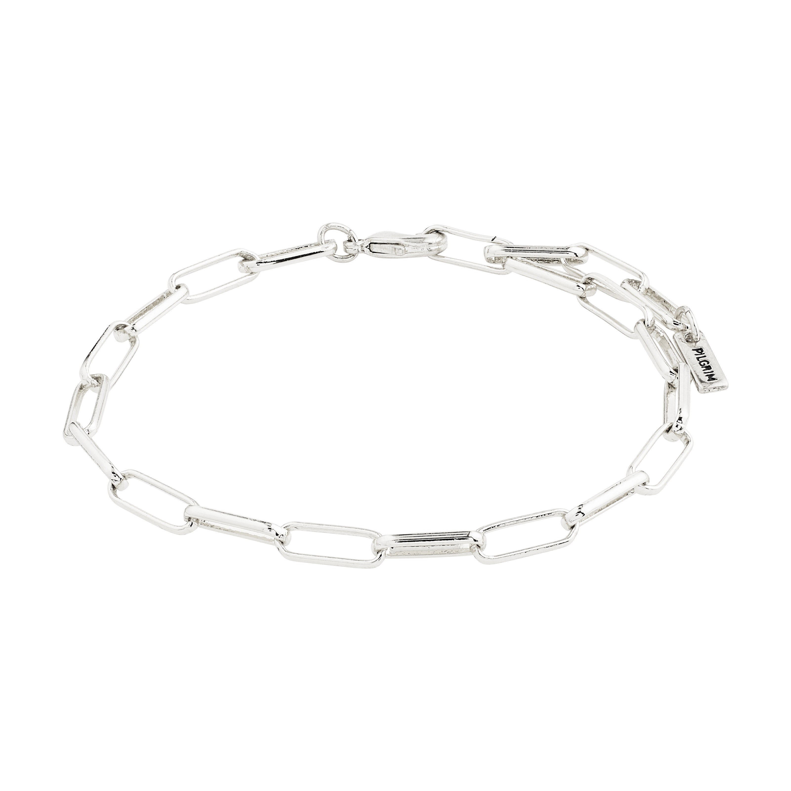 pilgrim-ronja-armband-versilbert-chunky-gliederkette-eckig image 1