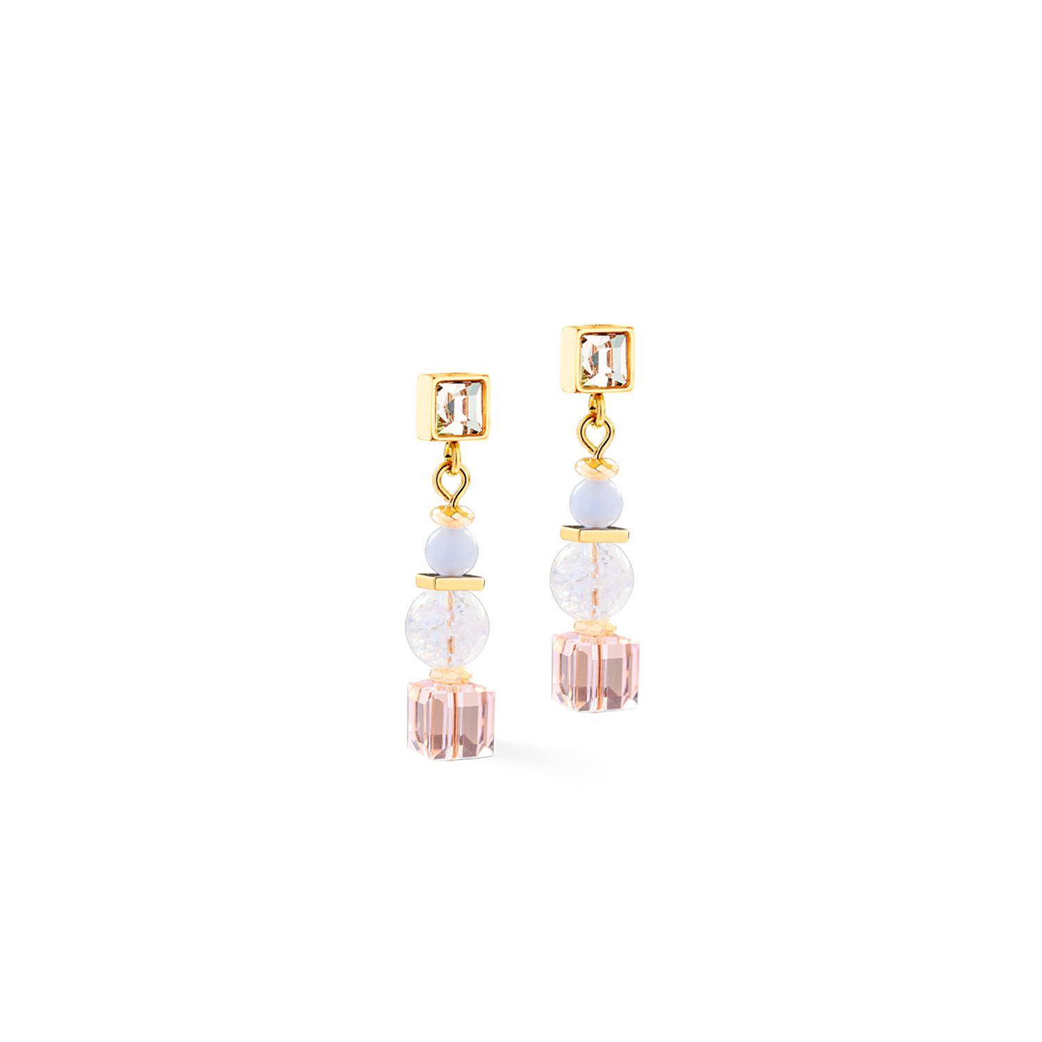 coeur-de-lion-ohrringe-cube-nexus-gold-pastell image 2