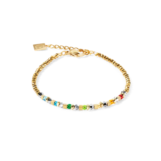 coeur-de-lion-armband-golden-whisper-rainbow image 1