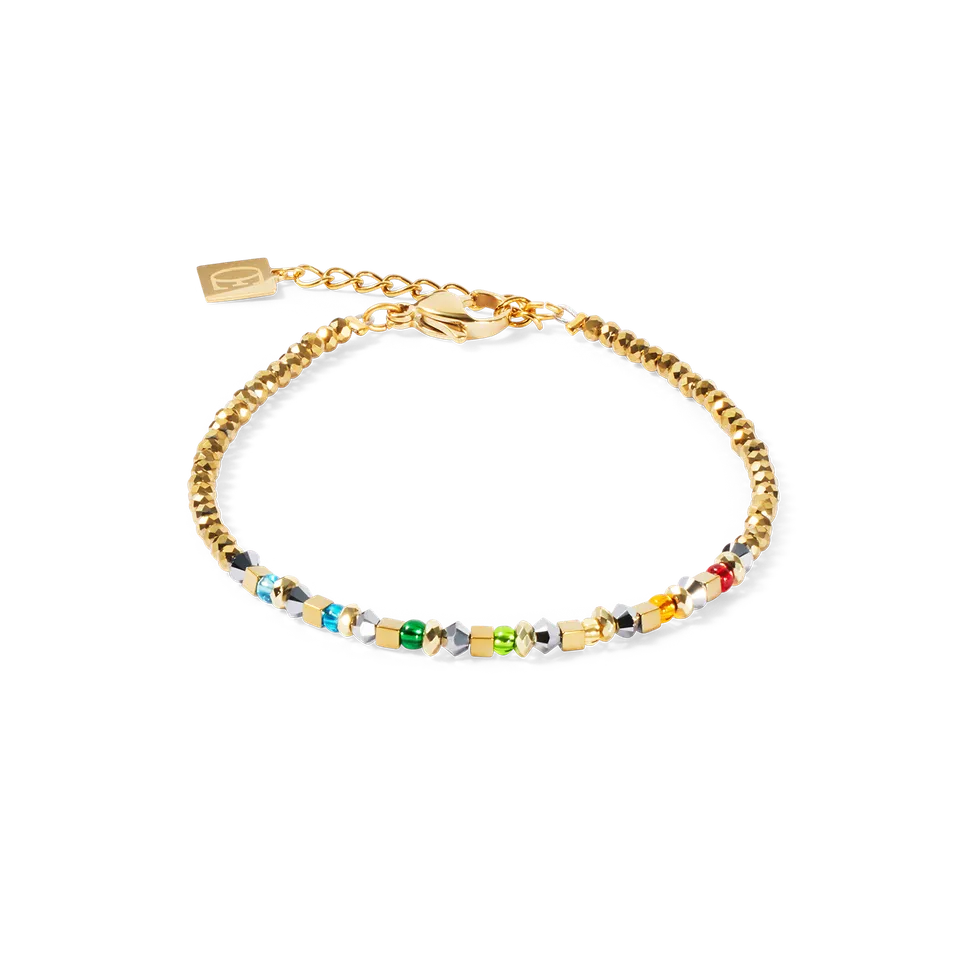 coeur-de-lion-armband-golden-whisper-rainbow image 1