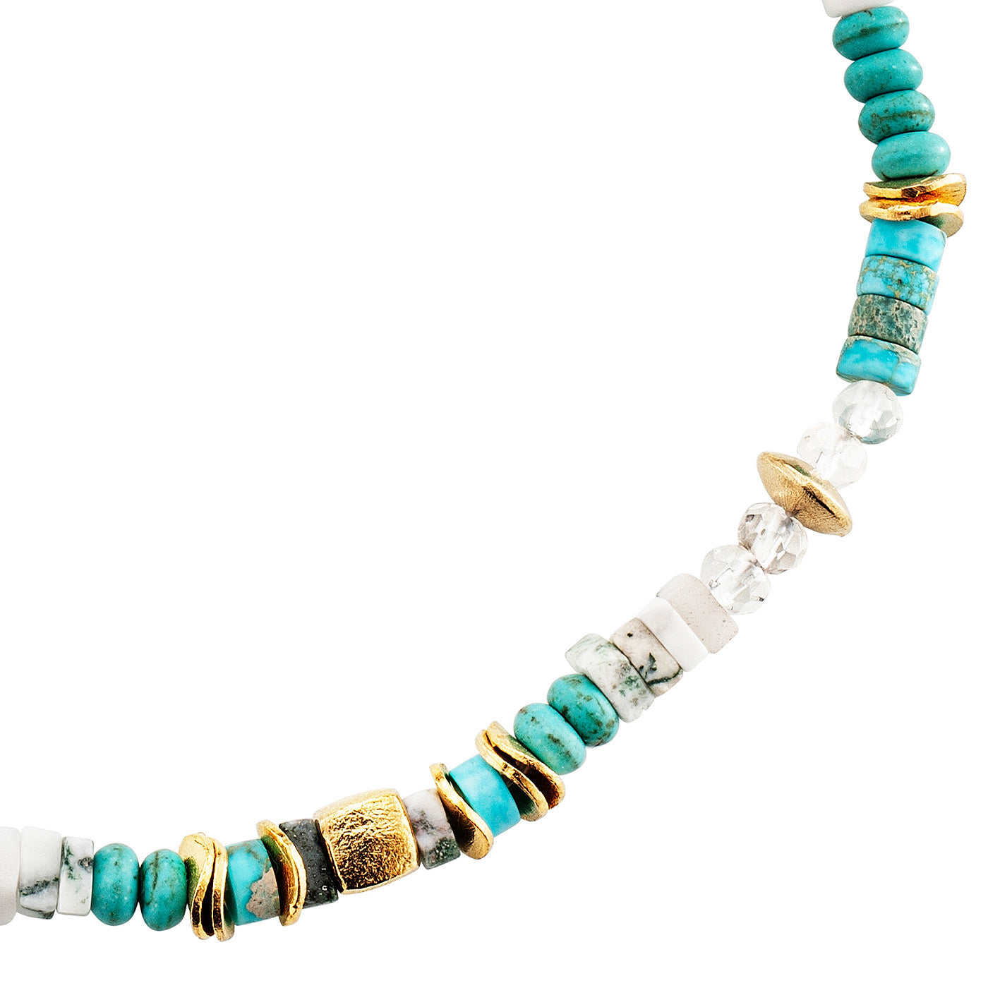 julie-julsen-loving-stones-kette-t-rkis-edelsteine-jaspis-howlith-45-5-cm image 3