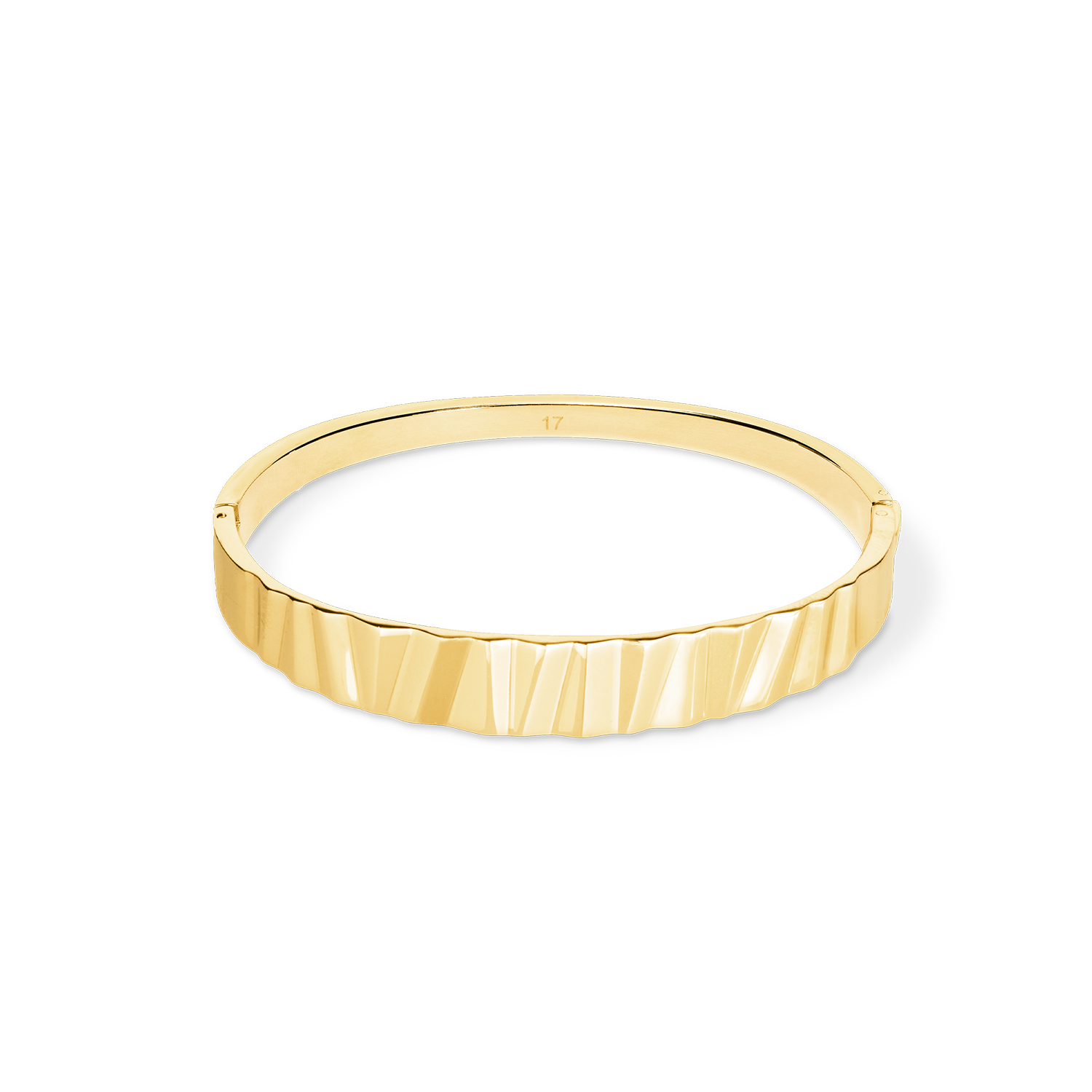 coeur-de-lion-armreif-classic-wave-gold image 1