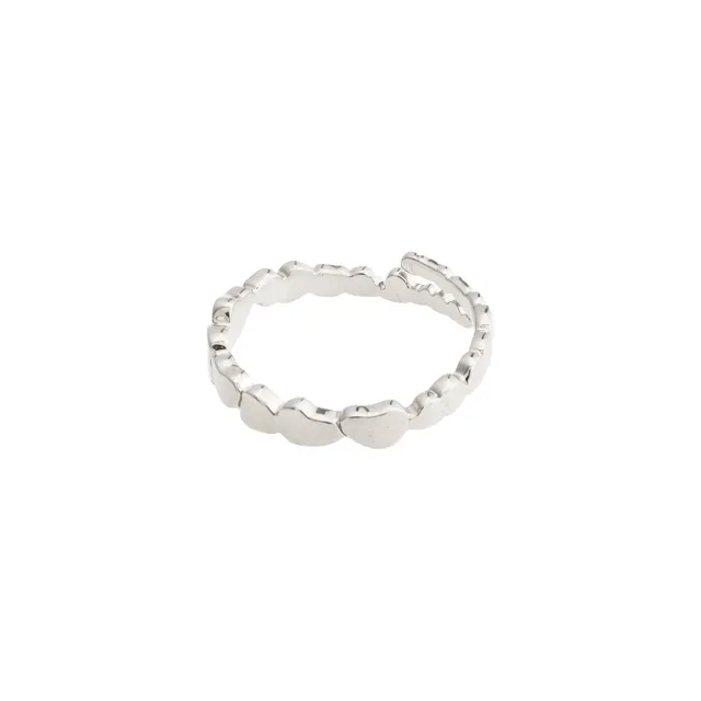 pilgrim-lulu-stapelring-silberplattiert-organisch image 1